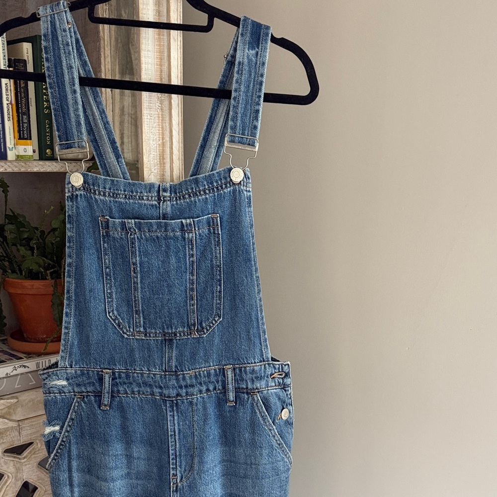 Women's Blue Denim Overalls - Picture 5 of 5